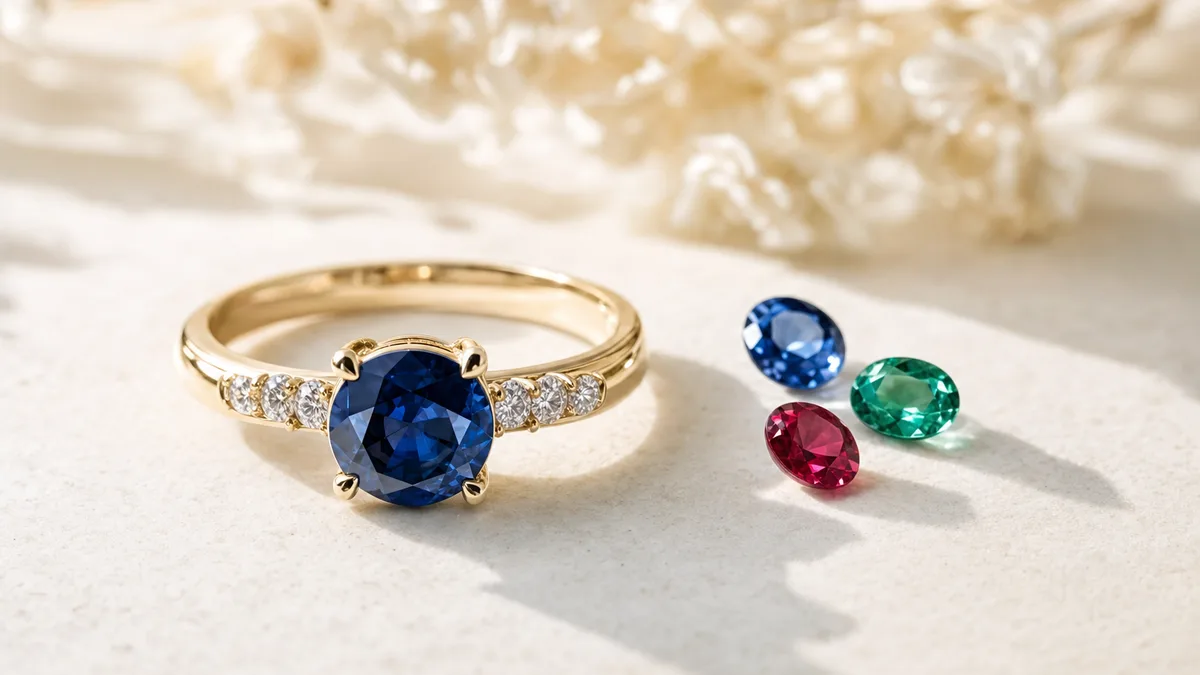 Saphir, Smaragd, Rubin: Wenn es kein Diamant sein soll.