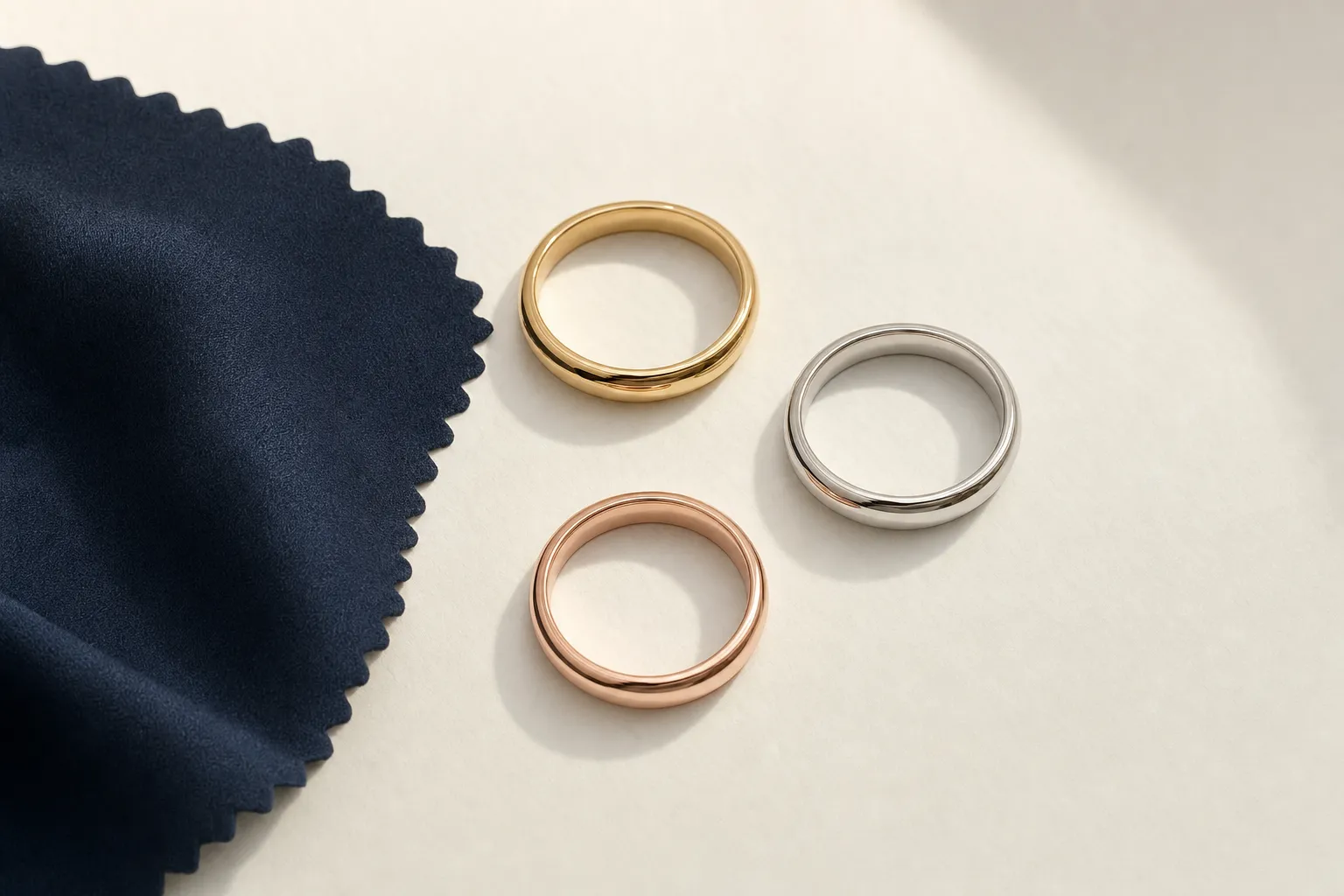 Gelbgold, Roségold, Weissgold: Legierungen und Pflege